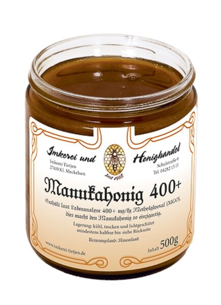 Manukahonig 500g - MGO 400plus