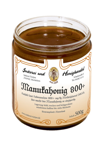 Manukahonig 500g - MGO 800plus