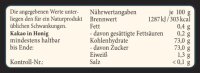 Kakao in Honig 250g